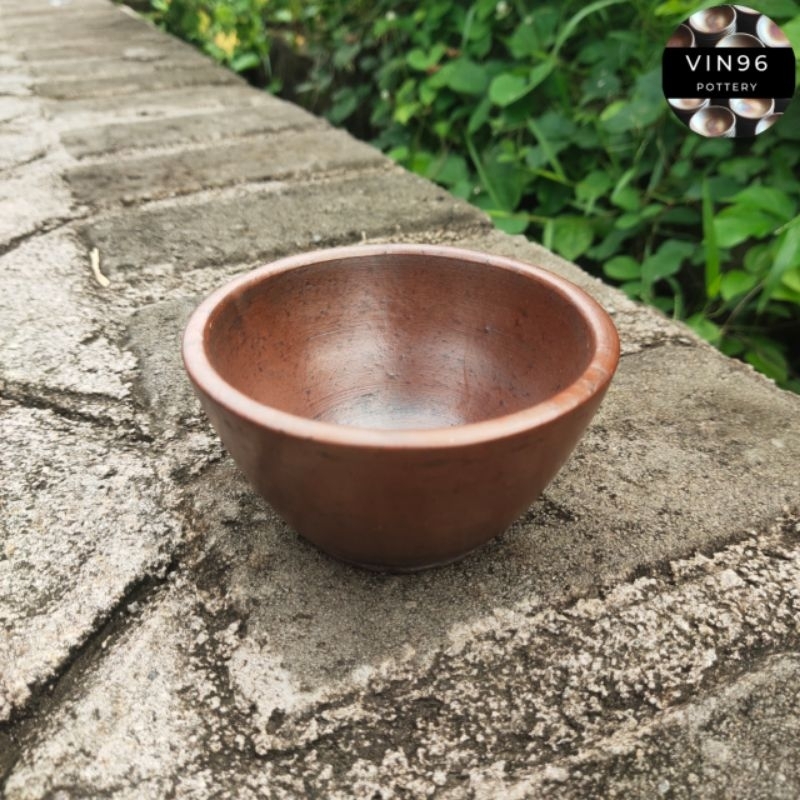 Mangkuk D 10 cm gerabah tanah liat