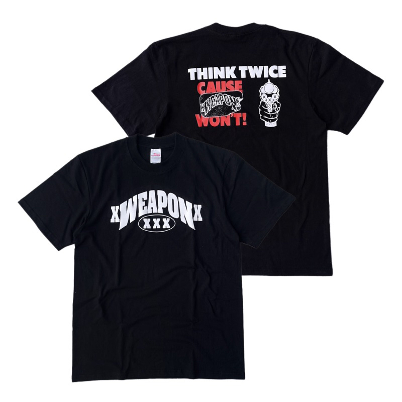 kaos band xWEAPONx - THINK TWICE Kaos Pria