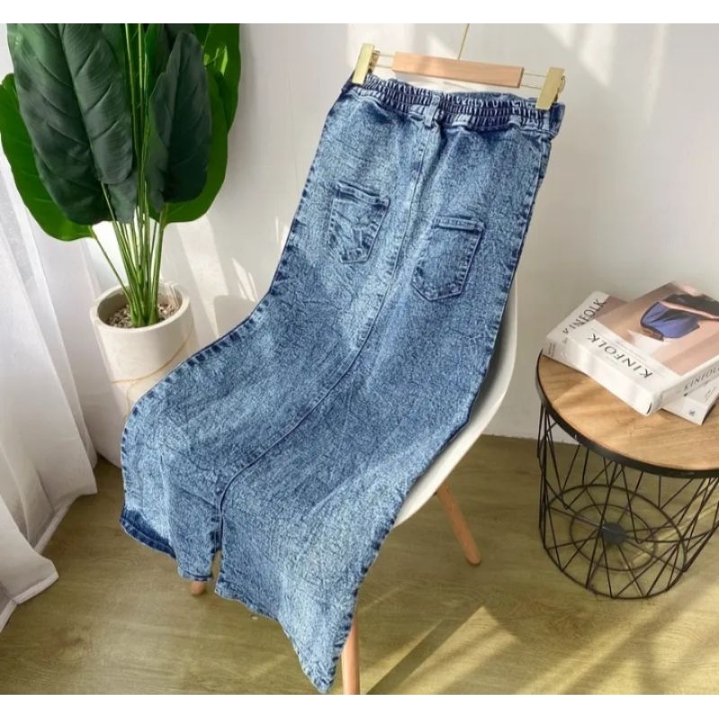 Highwaist Rok Jeans  Theana | Rok Denim | Rok Jeans  Skirt  Korea Style
