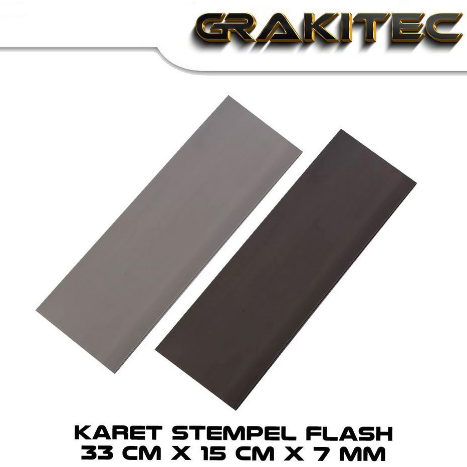 

GROSIR Karet Stempel Flash 33 CM X 15 CM X 7 MM GRAKITEC