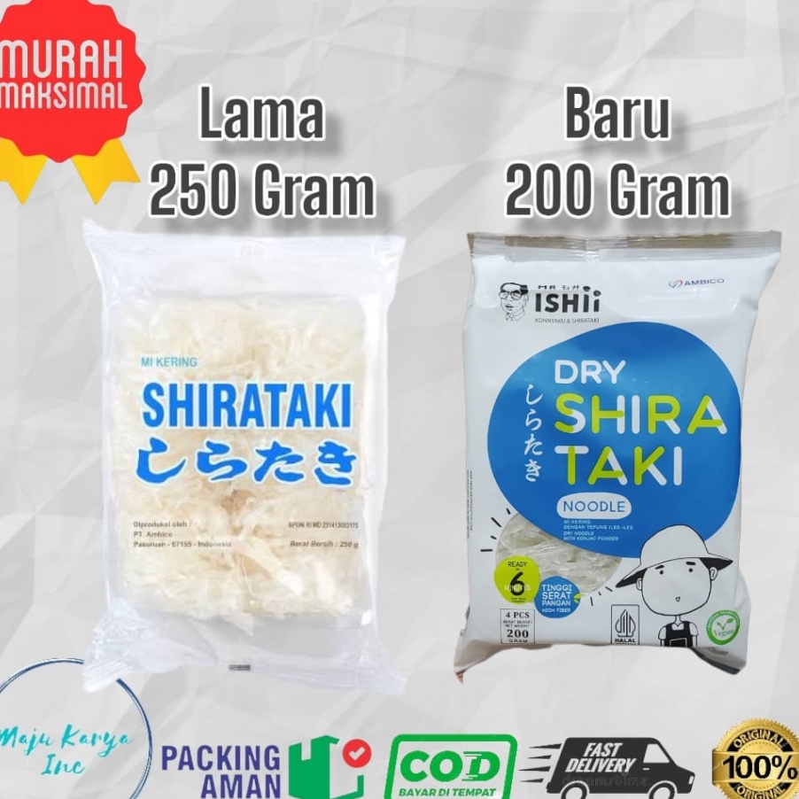 

GROSIR Dry Shirataki Mie Shirataki kering 25 gram