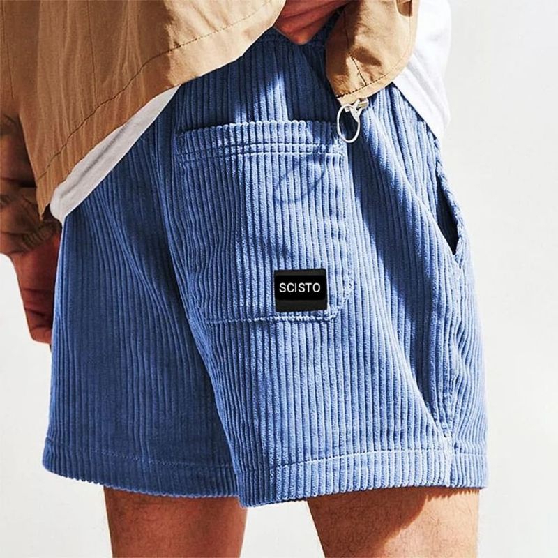 SCISTO - Celana pendek corduroy pria Boardshort corduroy pria size jumbo