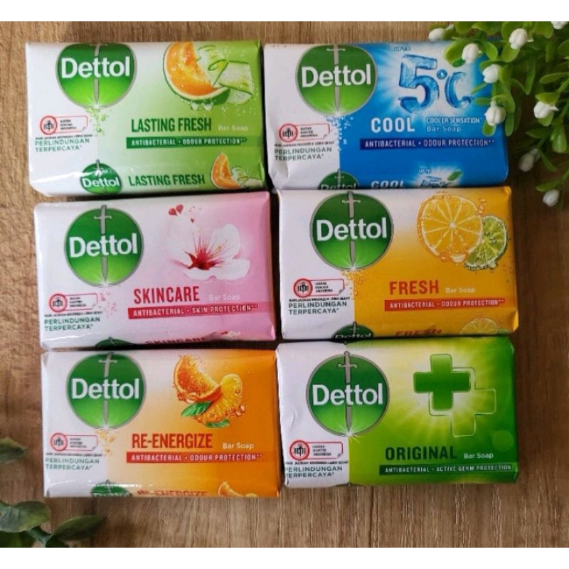 DETTOL Sabun Batang 60gr/Sabun Mandi Dettol