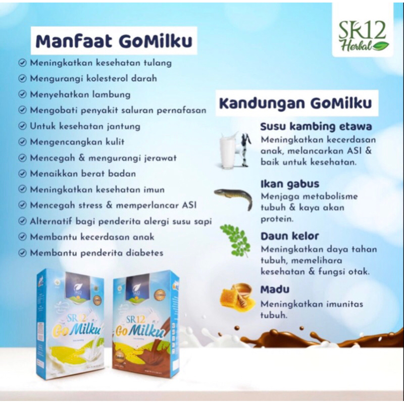 

Go Milk SR12 rasa coklat