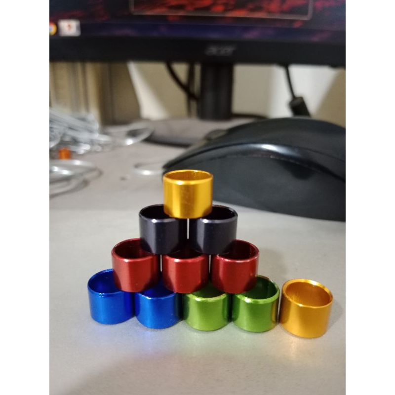 Ring merpati dewasa polos lubang 9 mm