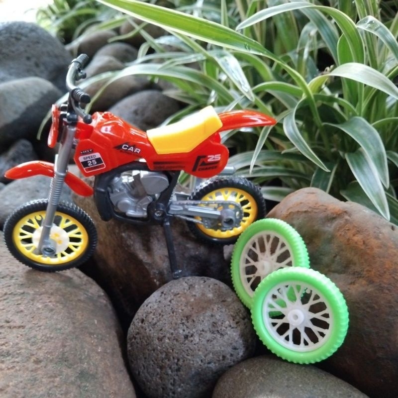 mainan sepeda motor trail/star rider