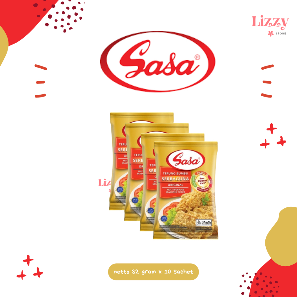 

Sasa Tepung Bumbu Serbaguna Kemasan Renceng 32gr x 10 Sachet