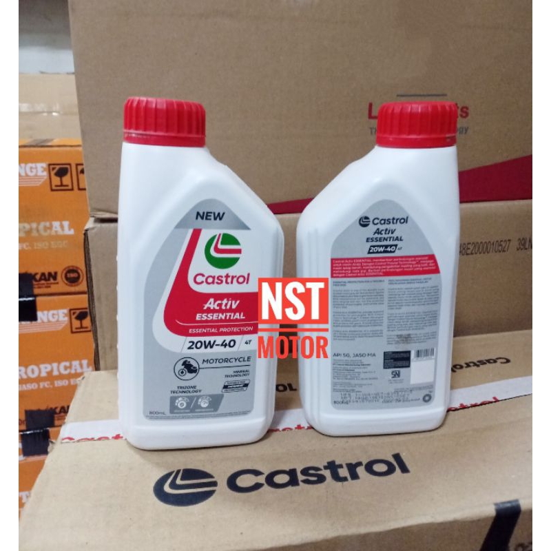 Oli Castrol Activ Essential 4Tak  20W 40 800 ML Oli Motor Bebek Original Castrol
