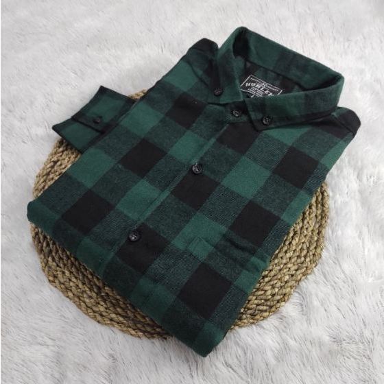 KLPB Kemeja Couple Keluarga Flanel Lengan Panjang Baju Kapelan Ibu Ayah Anak Umur 3-13 Tahun Hem