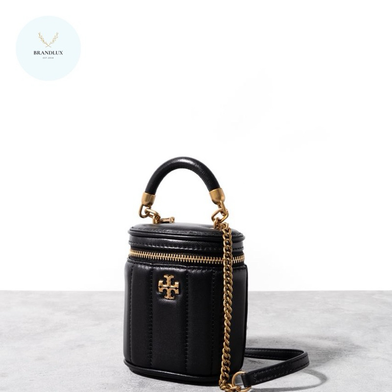 TORY BURCH Kira mini vanity case bag Black