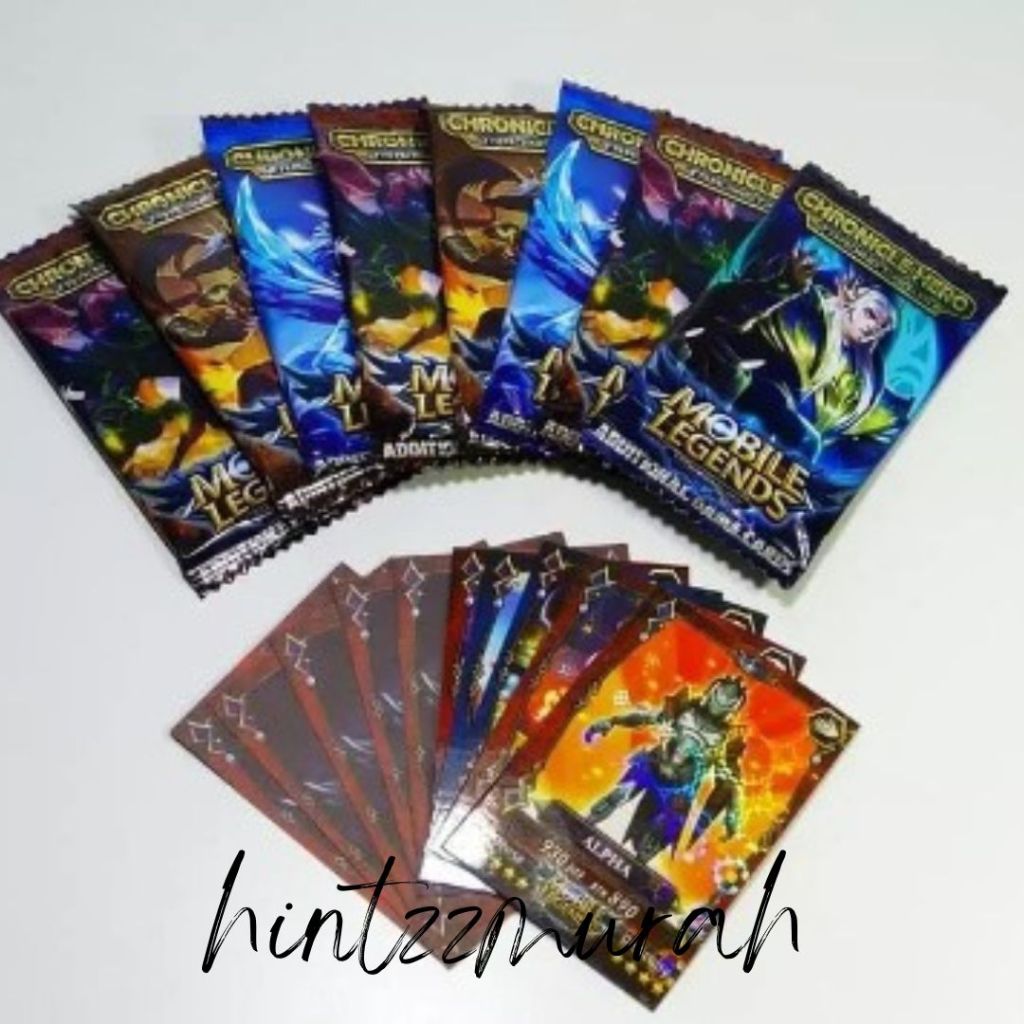 Mainan Kartu Trading Card Mobile Legend Isi 10 Kartu / Kartu Foil Karakter / Uno Mobile Legends 1 Sa