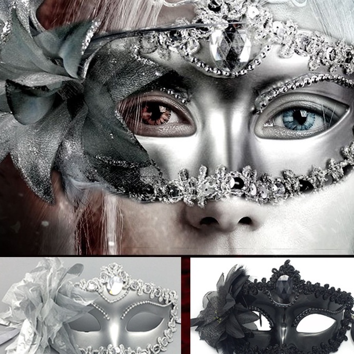 ORIGINAL RedPink TOPENG PESTA PARTY MASK  TOPENG HALLOWEEN  TOPENG ANONYMOUS PRIA WANITA