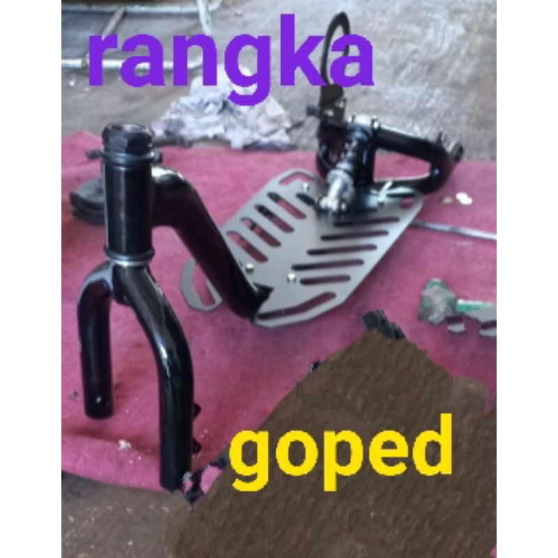 rangka/frame set goped engine