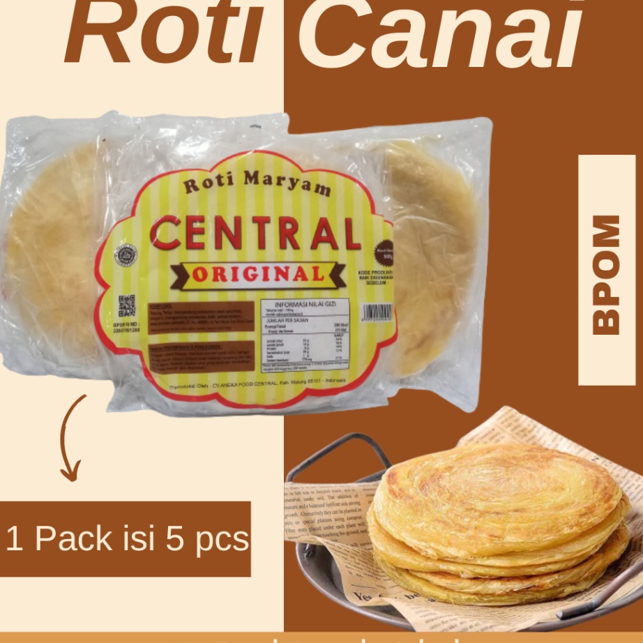 

Roti Maryam Roti Cane Roti Canai