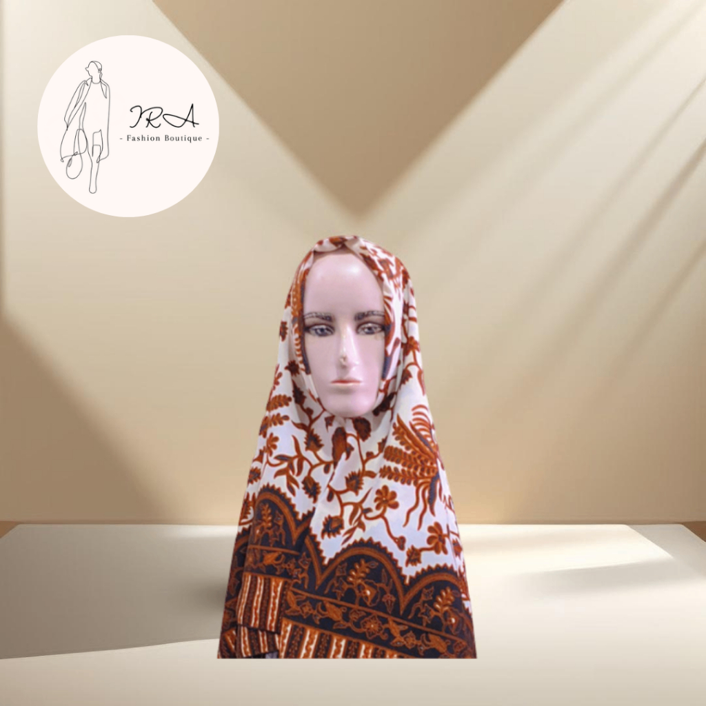 Jilbab Batik Segiempat - Kerudung Batik Square - Ira Boutique