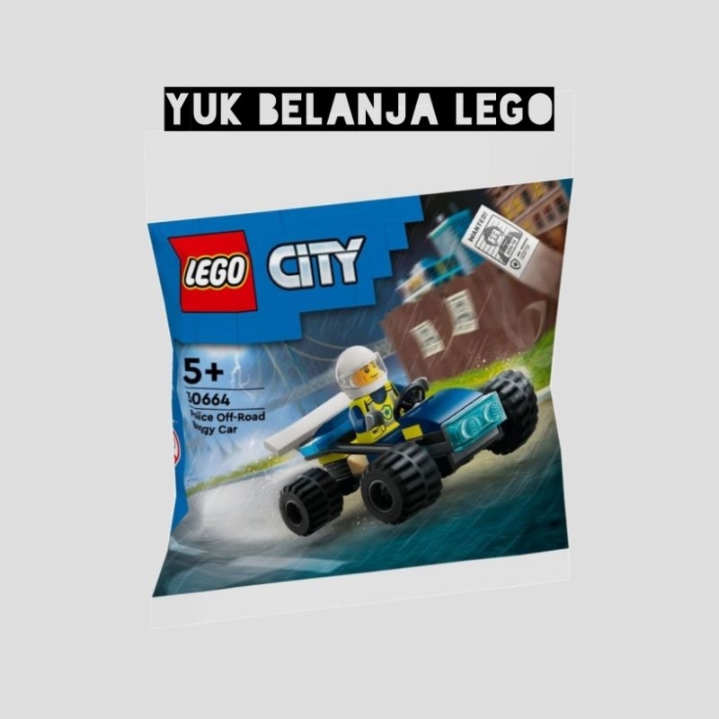 Mainan Mobil Polisi LEGO City 30664 Off-Road Buggy Polybag