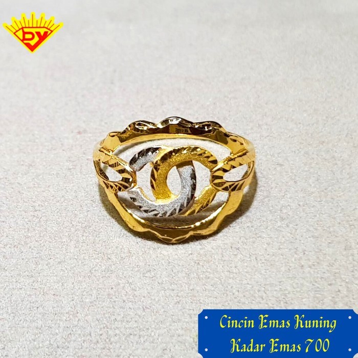 Cincin Emas Kuning  Kadar Emas 700