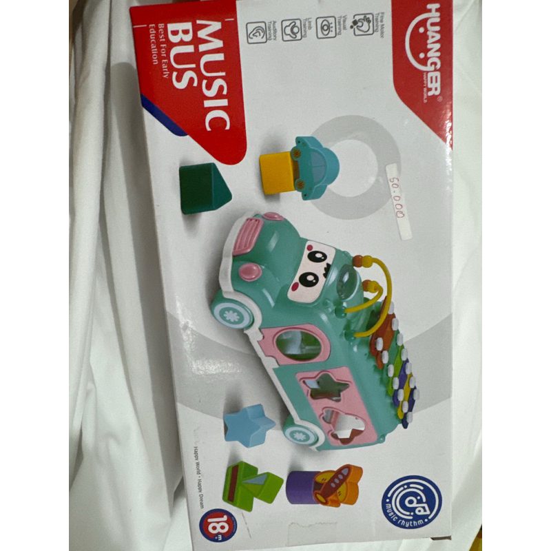 Mainan edukasi BAYI music bus XYLOPHONE