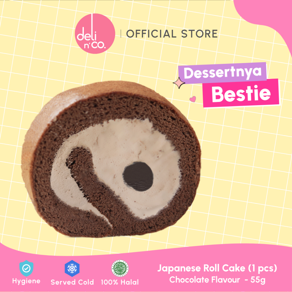 

Deli & Co Japanese Roll Cake Chocolate