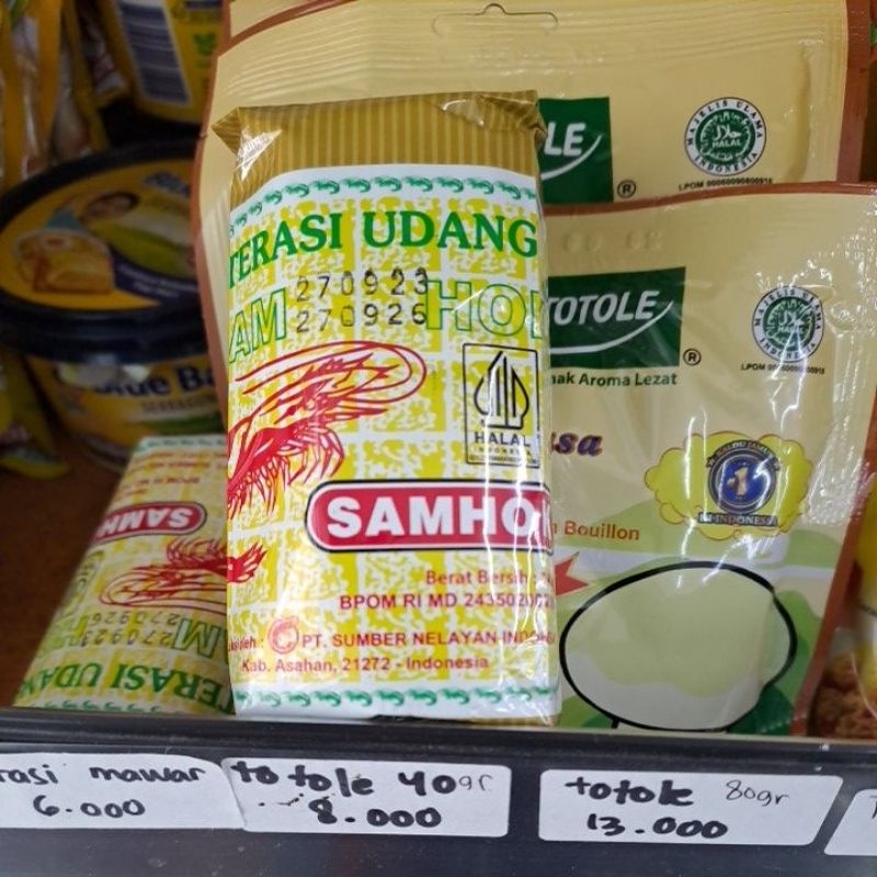 

terasi udang samhok 150grm