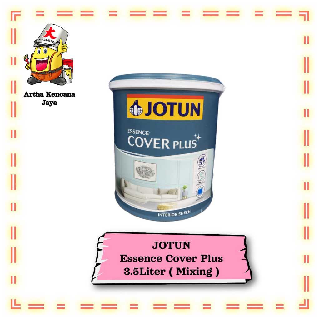 JOTUN COVER PLUS CAT TEMBOK INTERIOR 3.5Liter ( Mixing )