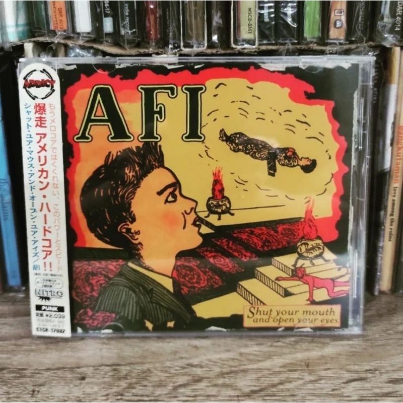 CD MUSIK ORI IMPOR AFI - Shut Your Mouth and Open Your Eyes