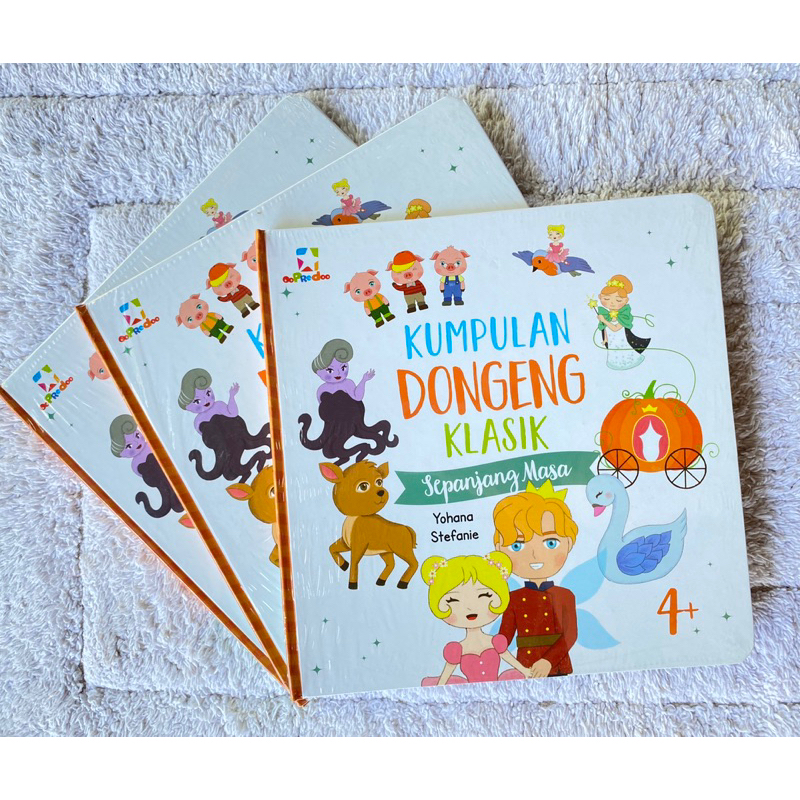 [ORIGINAL] Oopredoo Gramedia : HARDCOVER Kumpulan Dongeng Klasik Sepanjang Masa - Buku Dongeng Cerit