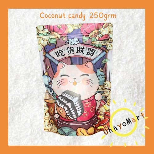 

Permen imlek kelapa bungkus kucing / Permen kelapa / coconut candy250g