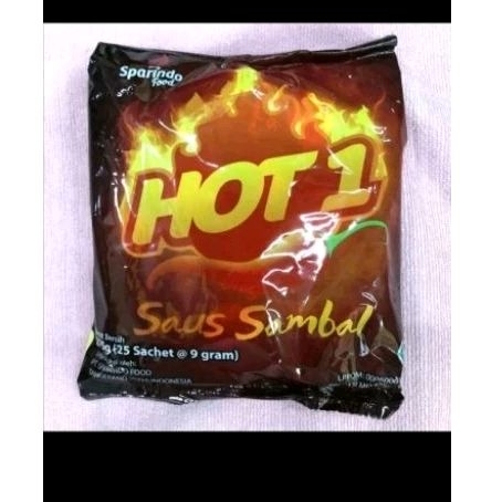 

Saos sambal Hot 1 Sachet isi 25