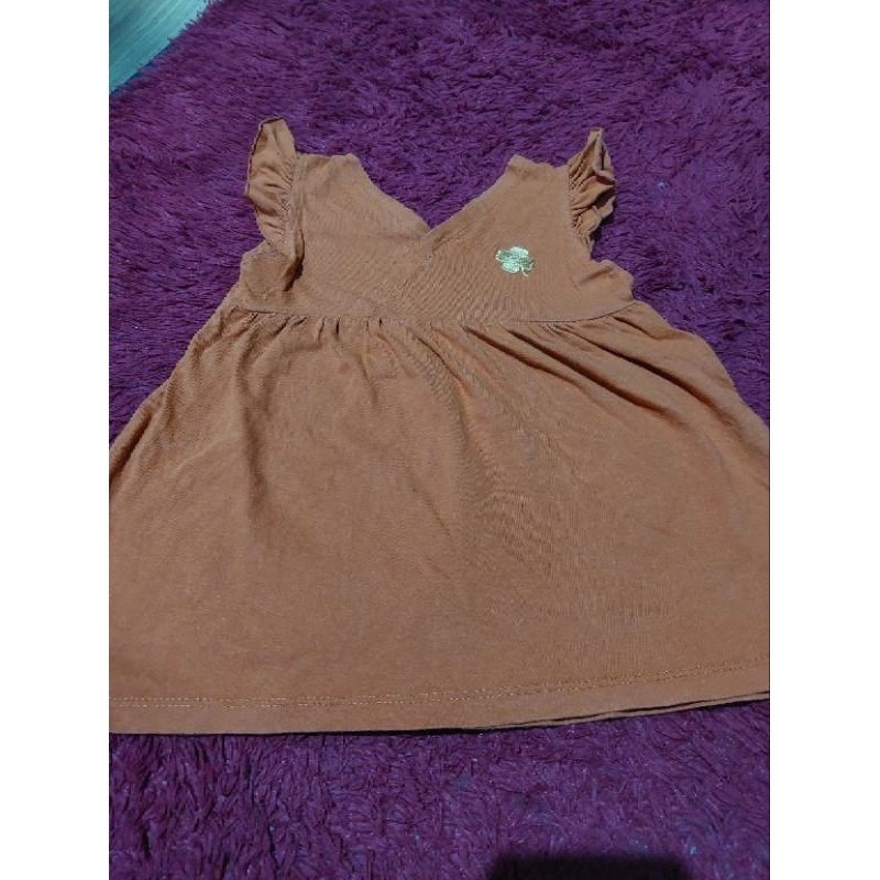 PL dress toheto teracota size 1tahun