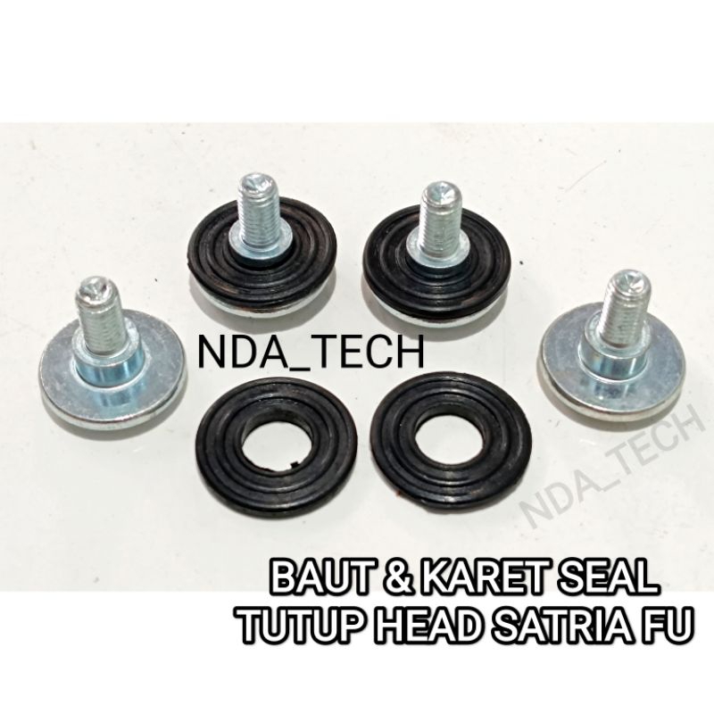 [COD] BAUT TUTUP HEAD SATRIA FU SEAL KARET BAUT HEAD SATRIA FU KARBU FU FI GSX INJEKSI BAUT COP HEAD