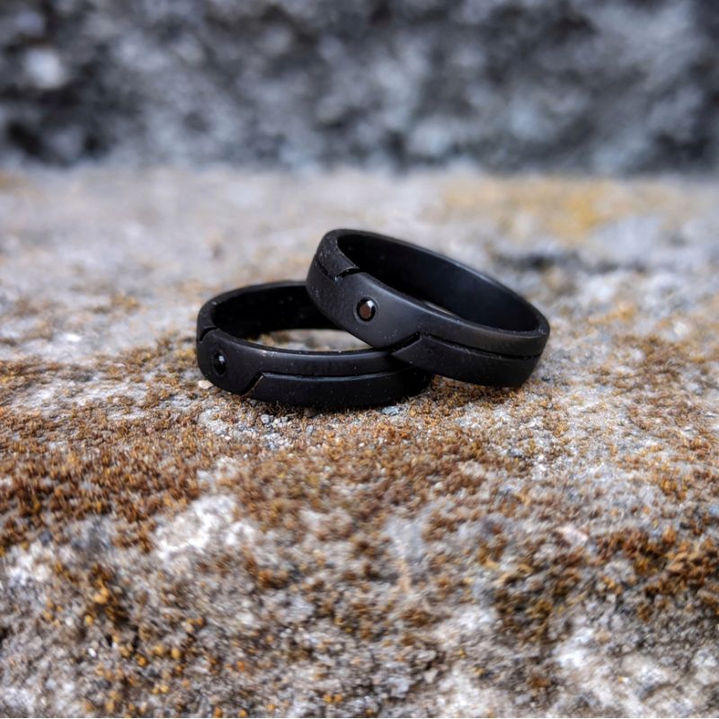 Cincin Palladium 10% Finishing Hitam