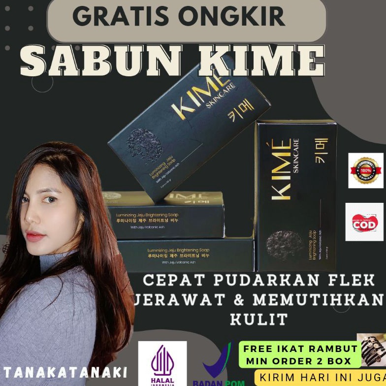Sabun Kime Skincare Original BPOM Penghilang Flek Hitam Isi 2