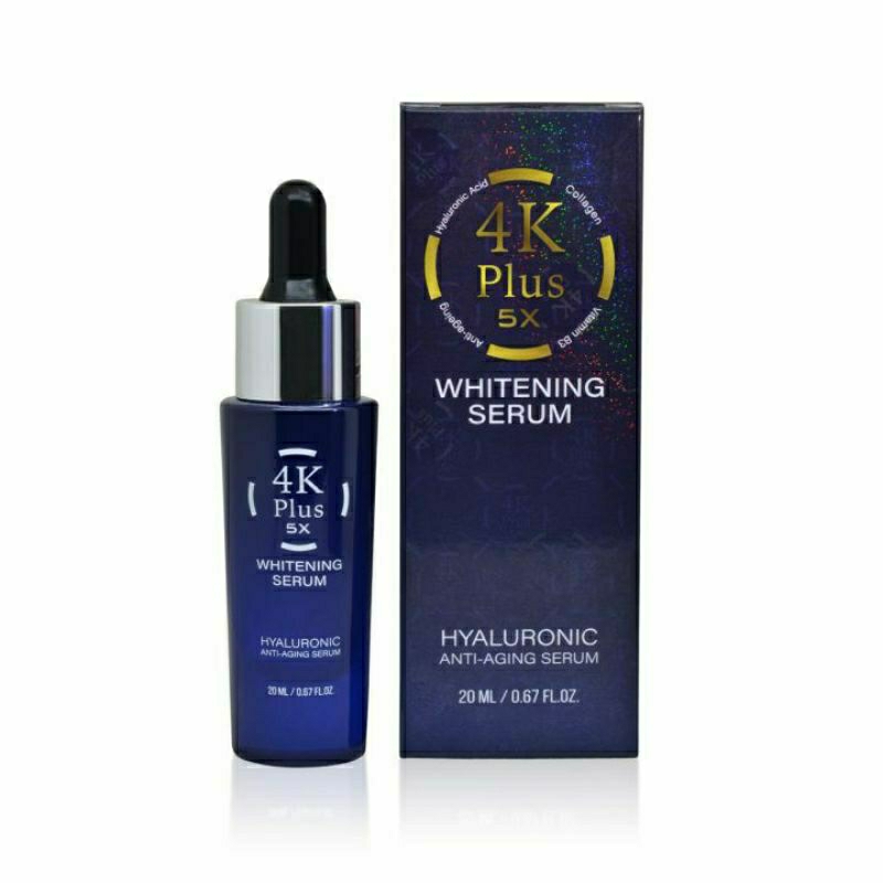 4k plus whitening serum