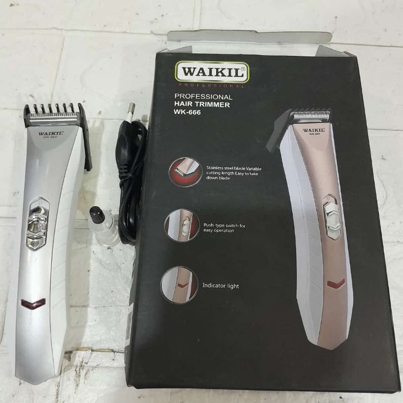 Professional hair trimer Wk 666 Alat Pemotong Rambut Batam