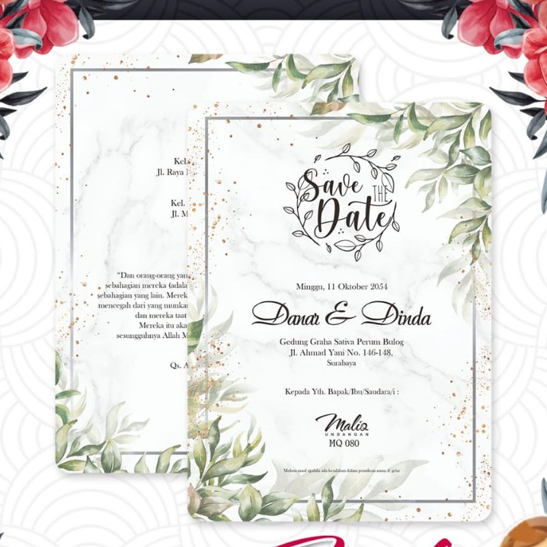 BLANGKO UNDANGAN MALIQ 80 | SABINA UNDANGAN