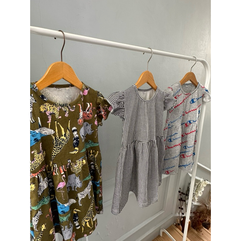 DRESS anak motif batik / DRESS BATIK Anak / dress kaos