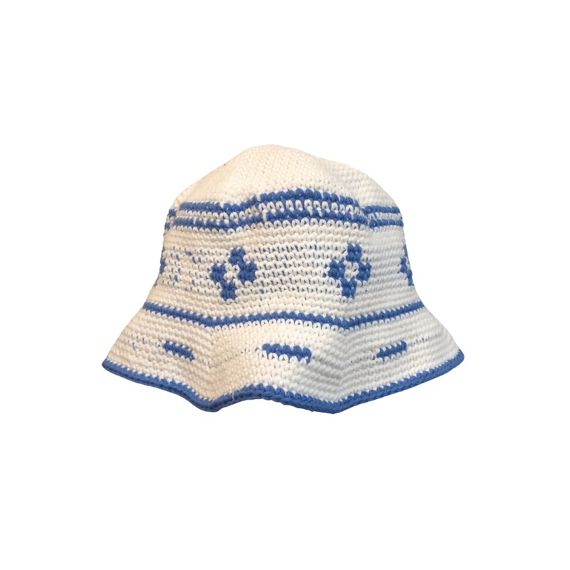 Y2K Bucket Hat Rajut | Topi Rajut handmade
