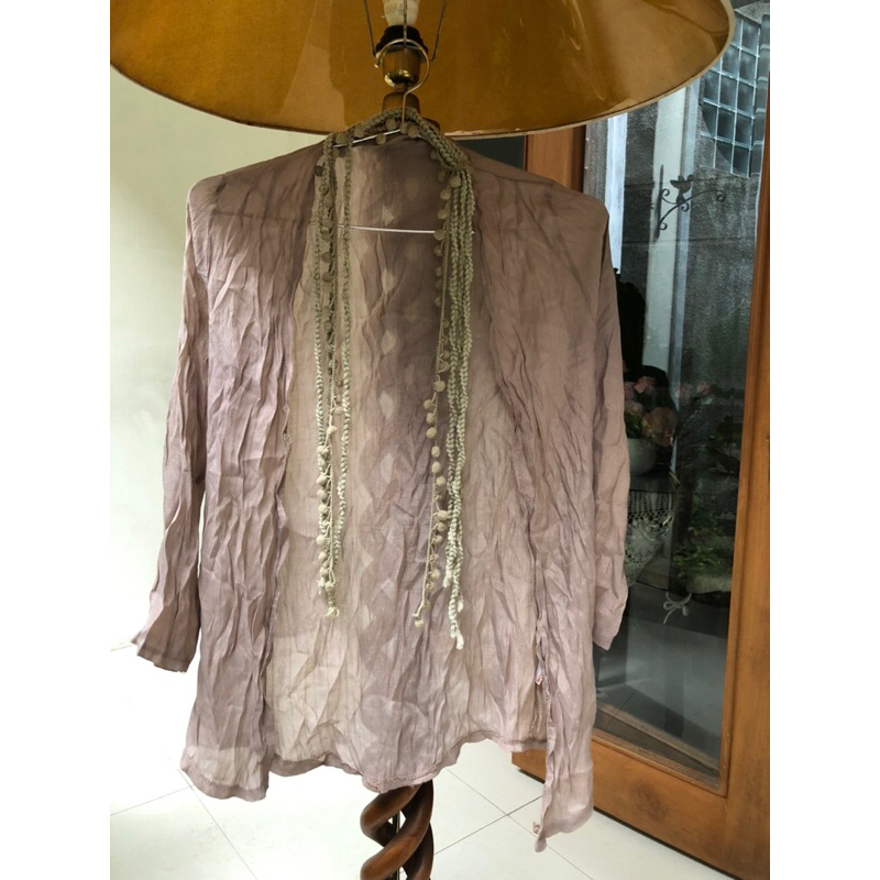 outer wanita renda gemas