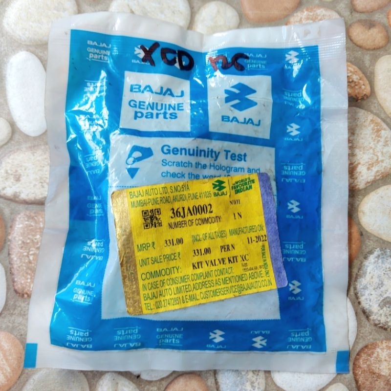 PAYUNG KLEP XCD 125 VALVE KLEP BAJAJ XCD 125 ORIGINAL
