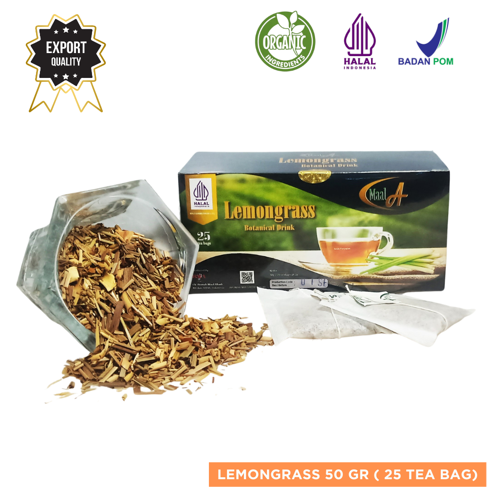

Minuman Sereh Celup (Lemongrass) MaalA ( isi 25 pcs )