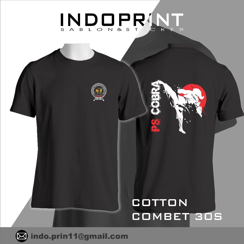 KAOS PS COBRA, KAOS SILAT, KAOS OLAHRAGA 0001