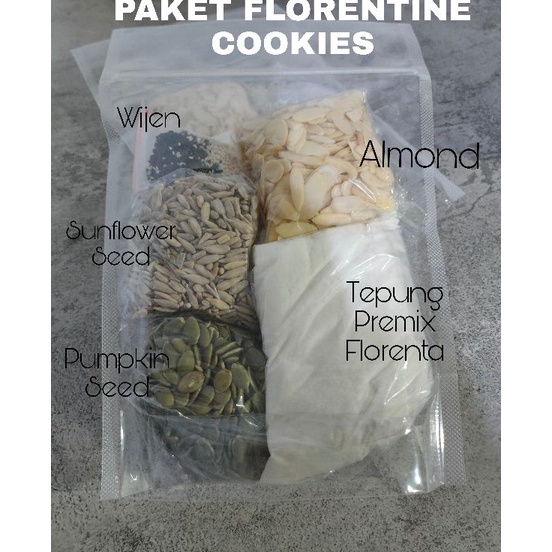 

COD NEWPRODUCT PAKET LENGKAP FLORENTINE COOKIES BAHAN FLORENTINE COOKIES TEPUNG FLORENTA