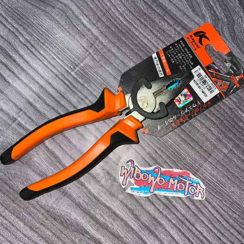 TANG KOMBINASI KARET 7 INCH KAPUSI