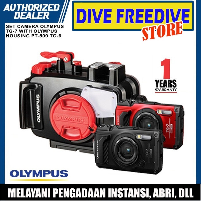 Paket Underwater Camera Olympus Tough Tg-7 Tg7 Housing Olympus PT 059 PT-059 Olympus Tg-6 Tg6 Case C