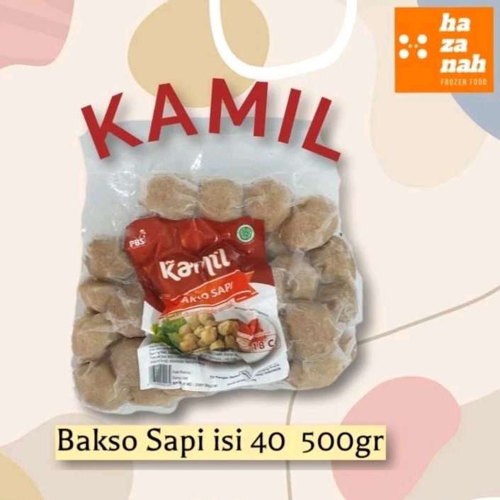 

Kamil Bakso Sapi isi 40 500gr