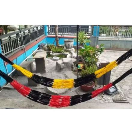 Ayunan Hammock Jaring / Ayunan Anak Jaring-Jaring / Ayunan Hammock Jaring-Jaring