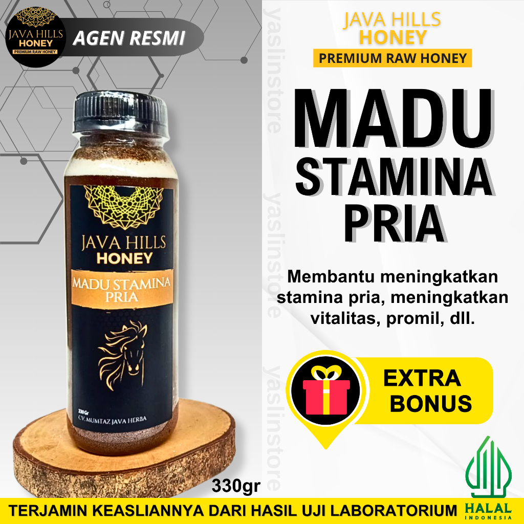 

MADU STAMINA PRIA DEWASA MADU MURNI ASLI MADU HERBAL BY MUMTAZ JAVA HERBA 320 gram