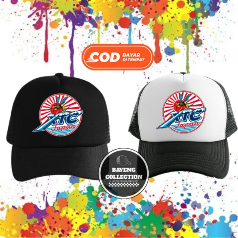 Topi Trucker Motif Sablon XTC JAPAN Premium