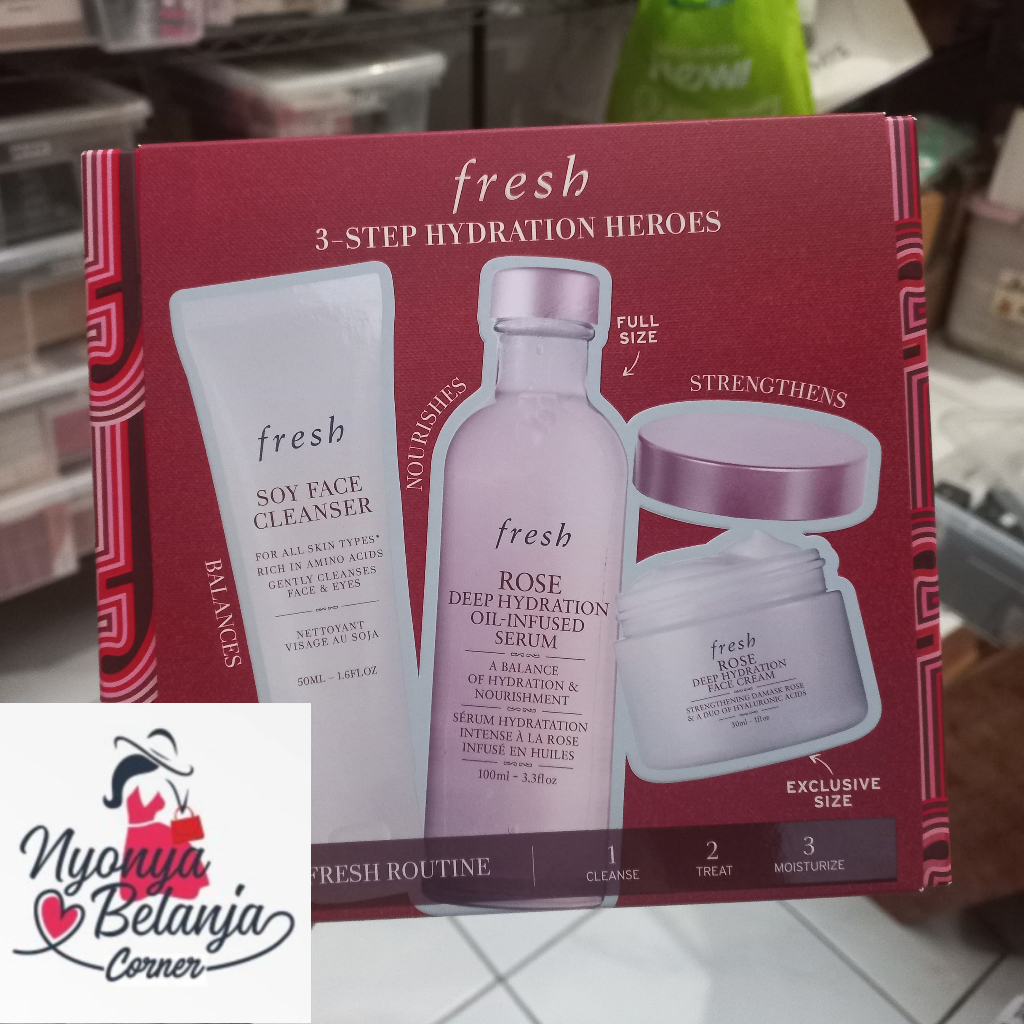 FRE5H 3 Step Hydration Heroes Set